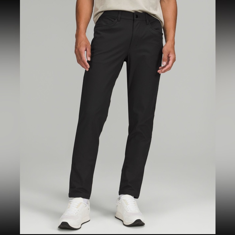 NWT*: Lululemon ABC Slim-Fit 5 Pocket Pant 31” x 30” L*Warpstreme. Color: Black